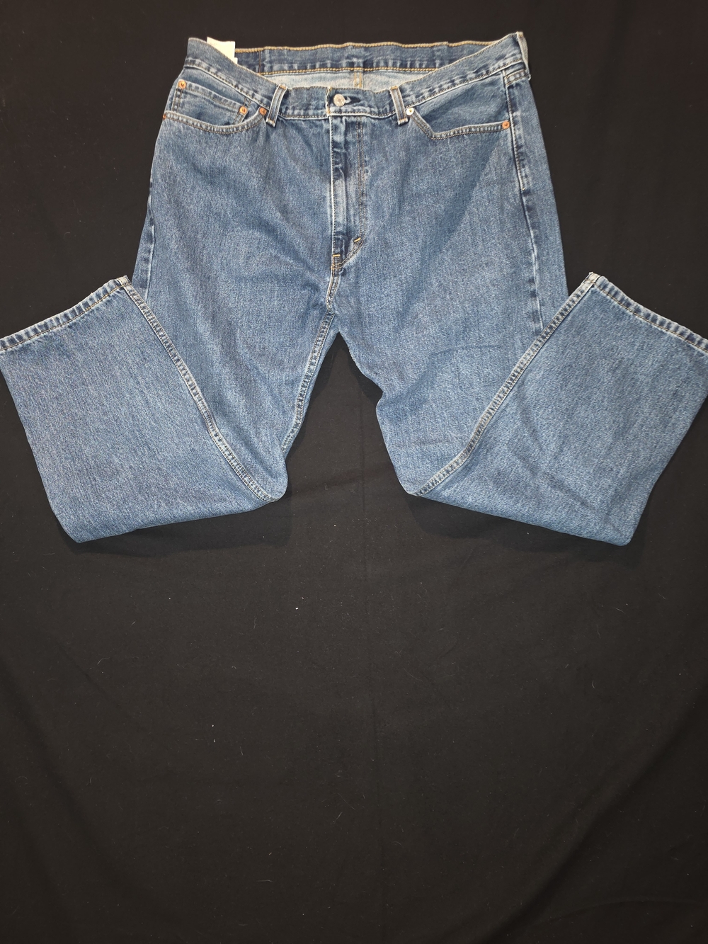 Levi's Men's 550 Medium Blue Straight Jeans 40x30
